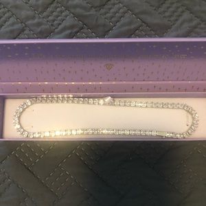 MELINDA MARIA The Queen's Necklace 16" - Silver Plated over Brass